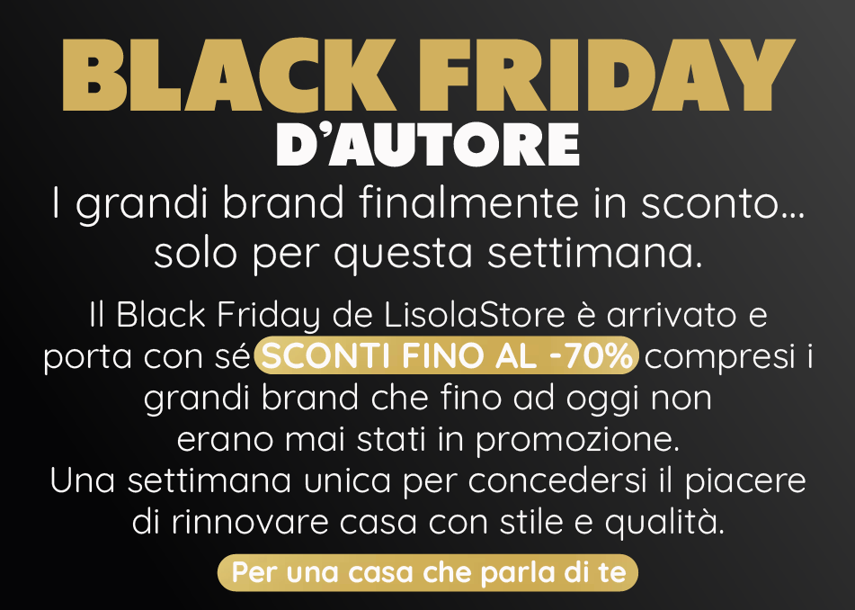 Black Friday d'autore: sconti fino al -70%
