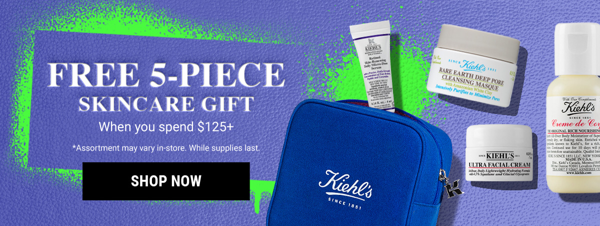 FREE 5-PIECE SKINCARE GIFT