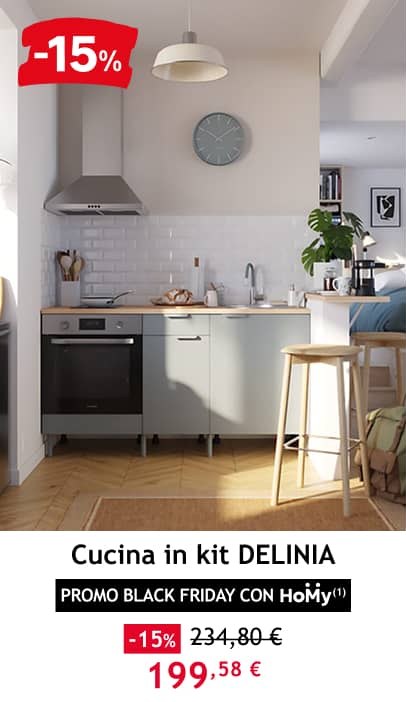 cucina in kit delinia