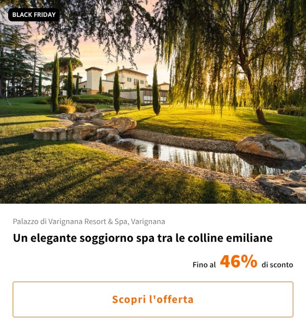 Un elegante soggiorno spa tra le colline emiliane