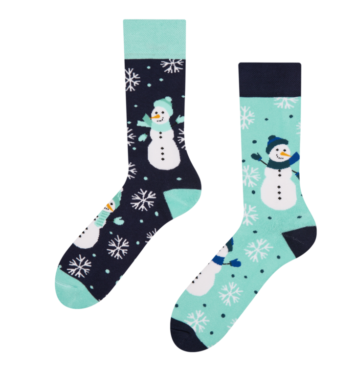 Calzini caldi Buonumore Pupazzo di neve allegro