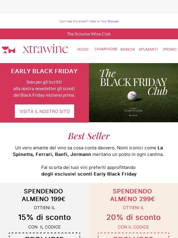 EARLY BLACK FRIDAY: ULTIME 48 ORE | Best seller ancora più convenienti