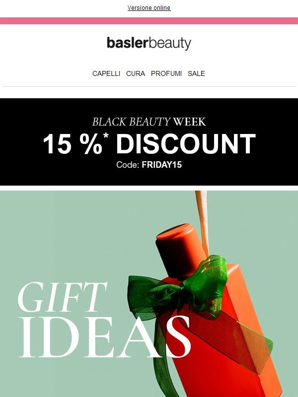 Black-Beauty-Week: sprint finale ✨ 15% di sconto su quasi tutto