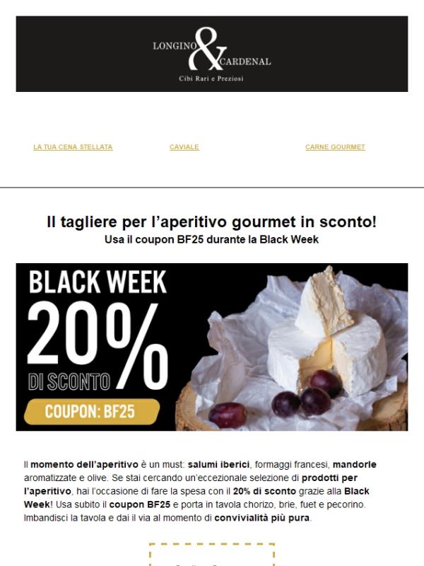 🧀 Il Tagliere Gourmet con il 20% di Sconto! | Scopri la Black Week