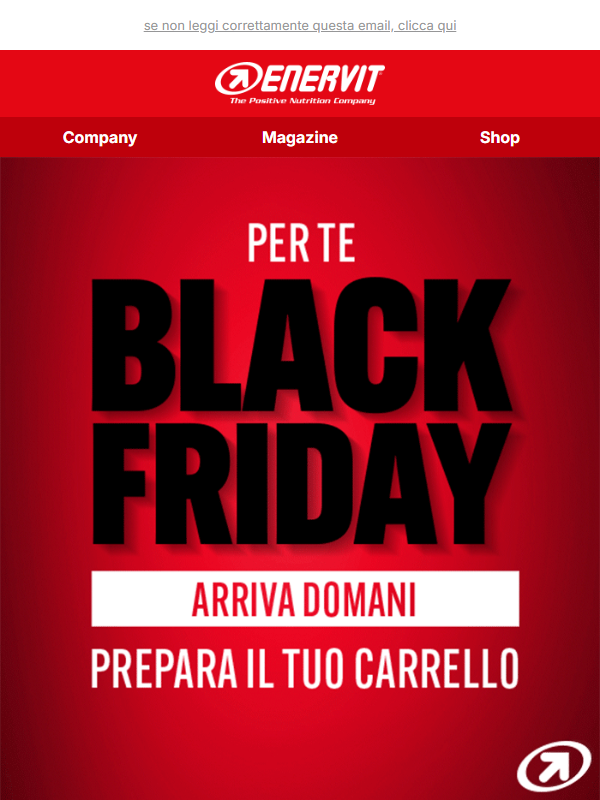 🔥BLACK FRIDAY arriva DOMANI
