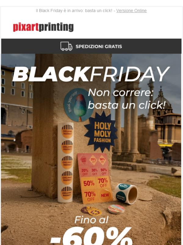 Fino al -60% su etichette e adesivi? È ora di correre!