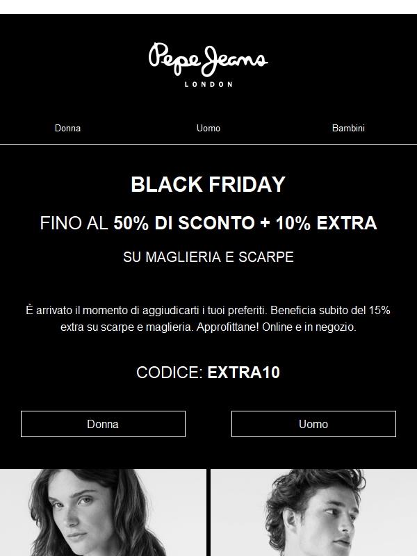 BLACK FRIDAY | Ora sconti fino al 50%