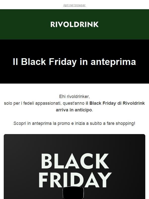 🖤 Il Black Friday è qui in anteprima!