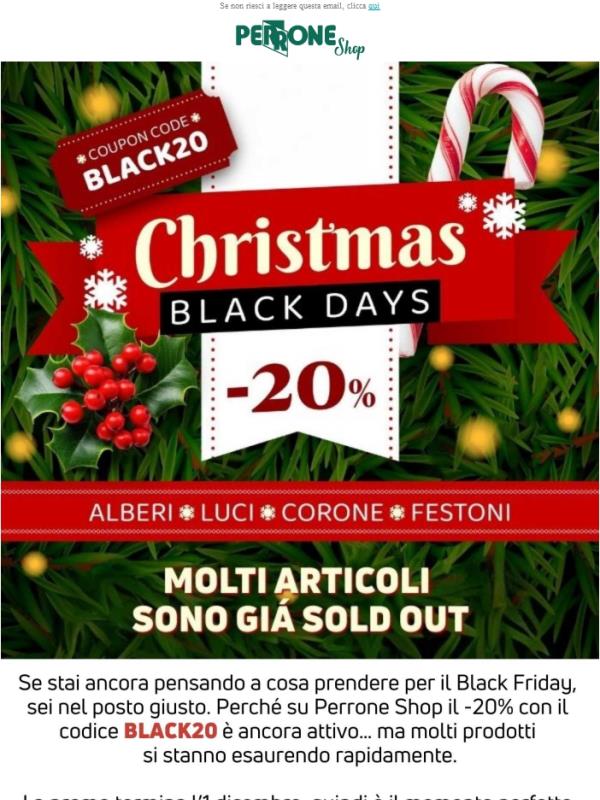 ✨ Ancora indeciso? Il -20% è valido fino all’1 dicembre!