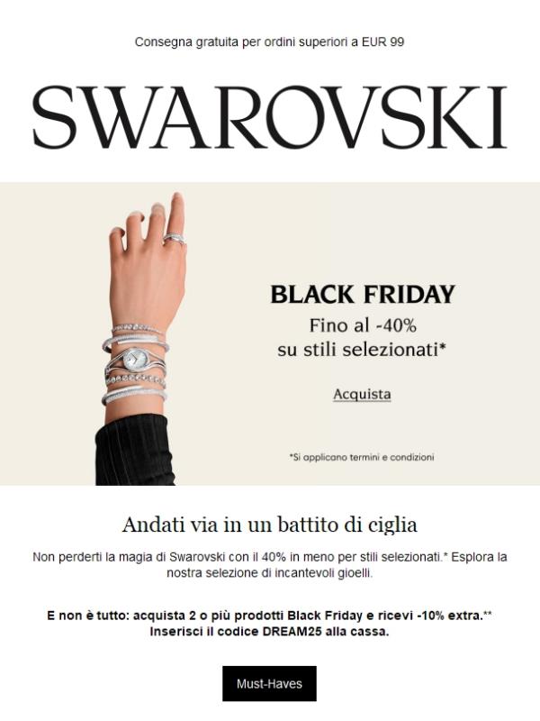 Black Friday: i piu' desiderati