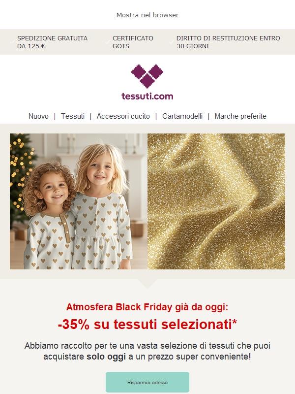 Solo oggi: risparmia il 35%