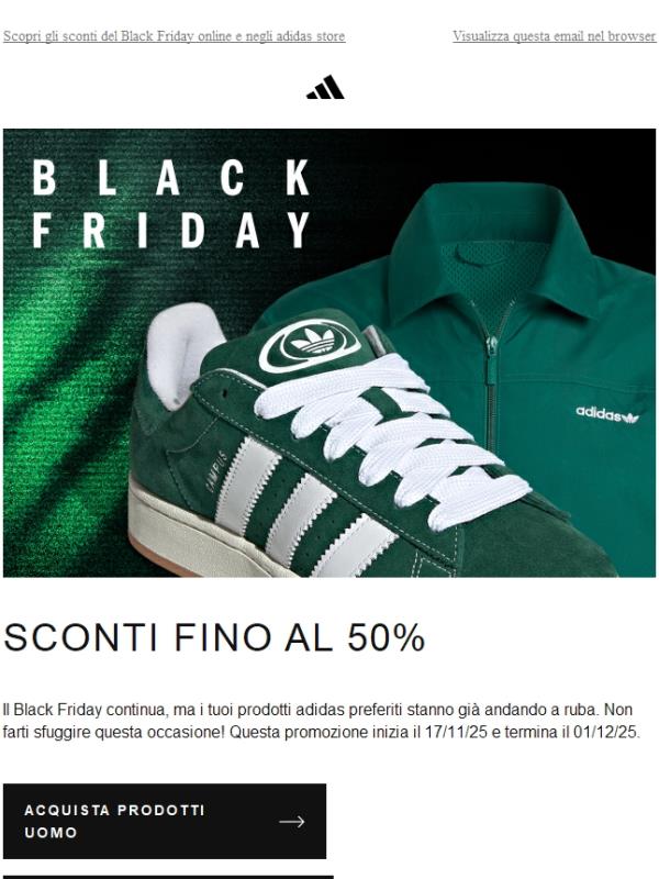SCONTI FINO AL 50%. Online e in store