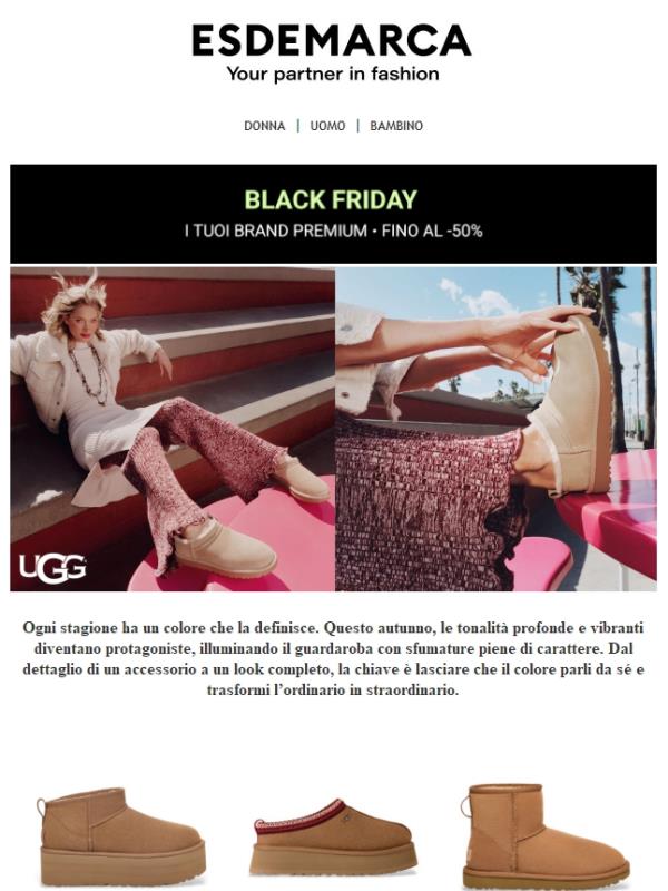 Fino al -50% su calzature UGG, Art, Wonders e Hispanitas