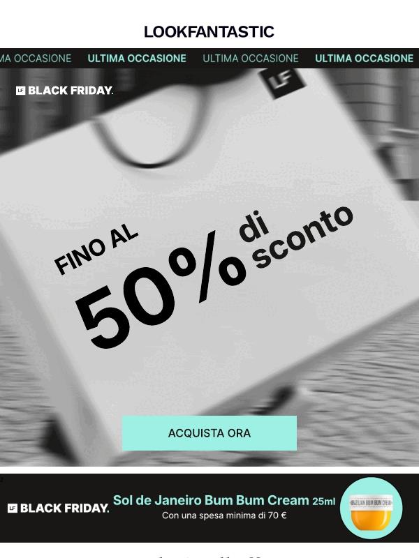 ULTIMA OCCASIONE | Fino al 50% di sconto