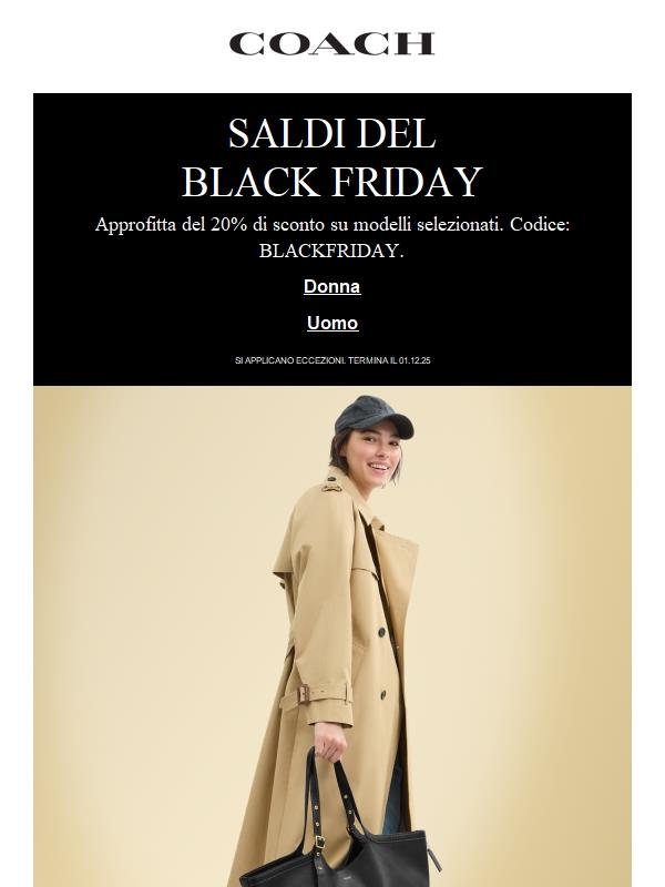 Inizia il Black Friday