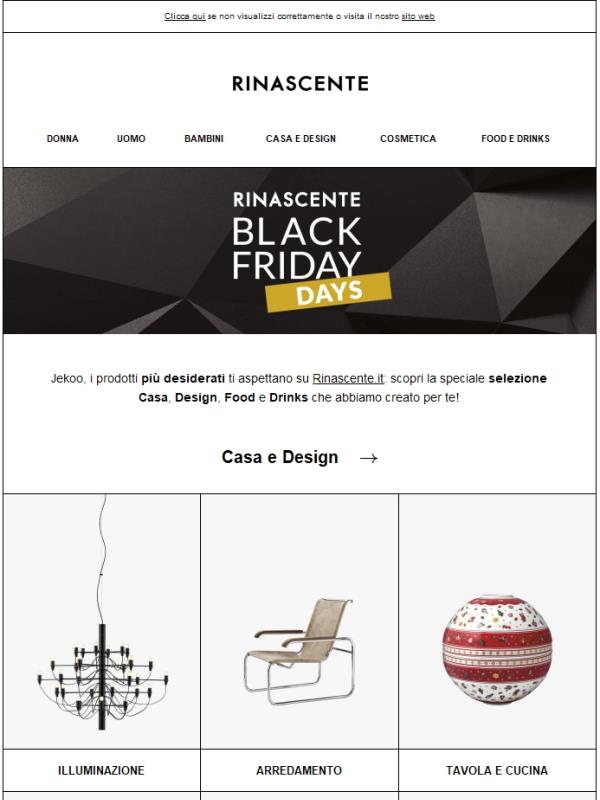 Black Friday Days: fino al -50% sui prodotti più desiderati