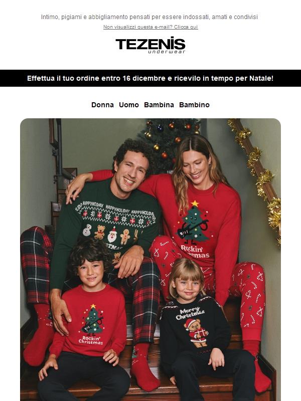 A Natale, la soluzione è sempre Tezenis 🎄