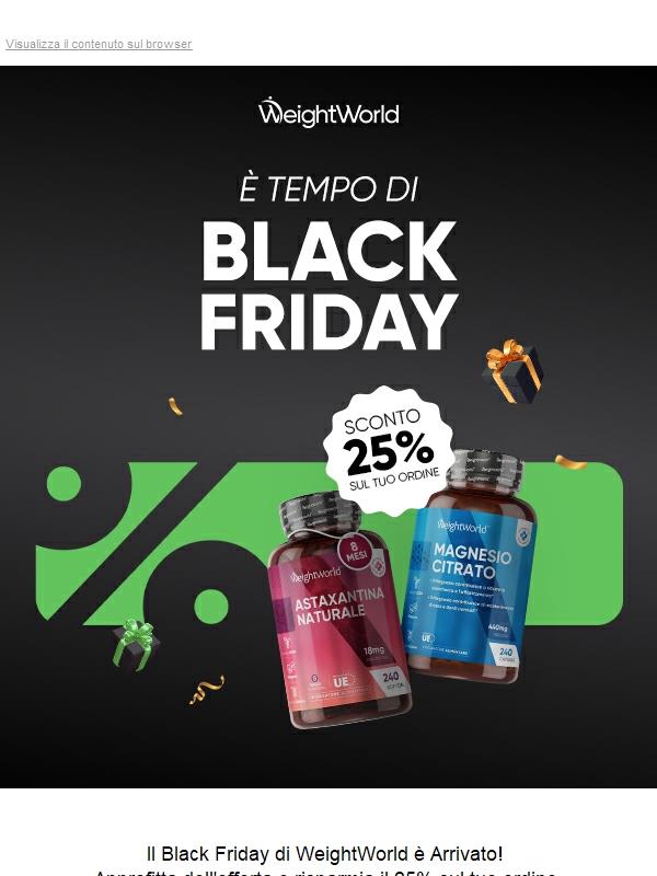 ⏰ Jekoo, Approfitta del Black Friday! -25% su Tutto