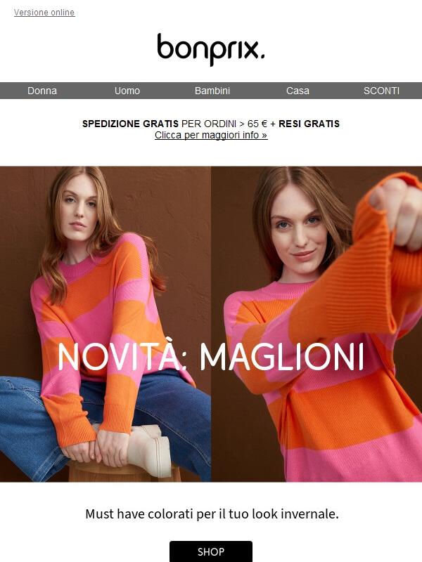 Novità: maglioni 💌