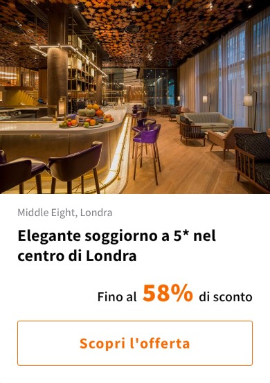 Elegante soggiorno a 5* nel centro di Londra