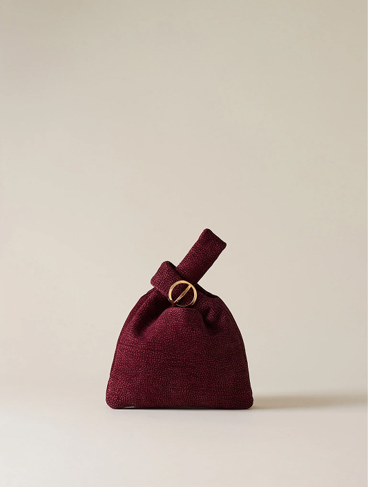 Twinnie Mini Bag Borsa A Mano Di Camoscio Op