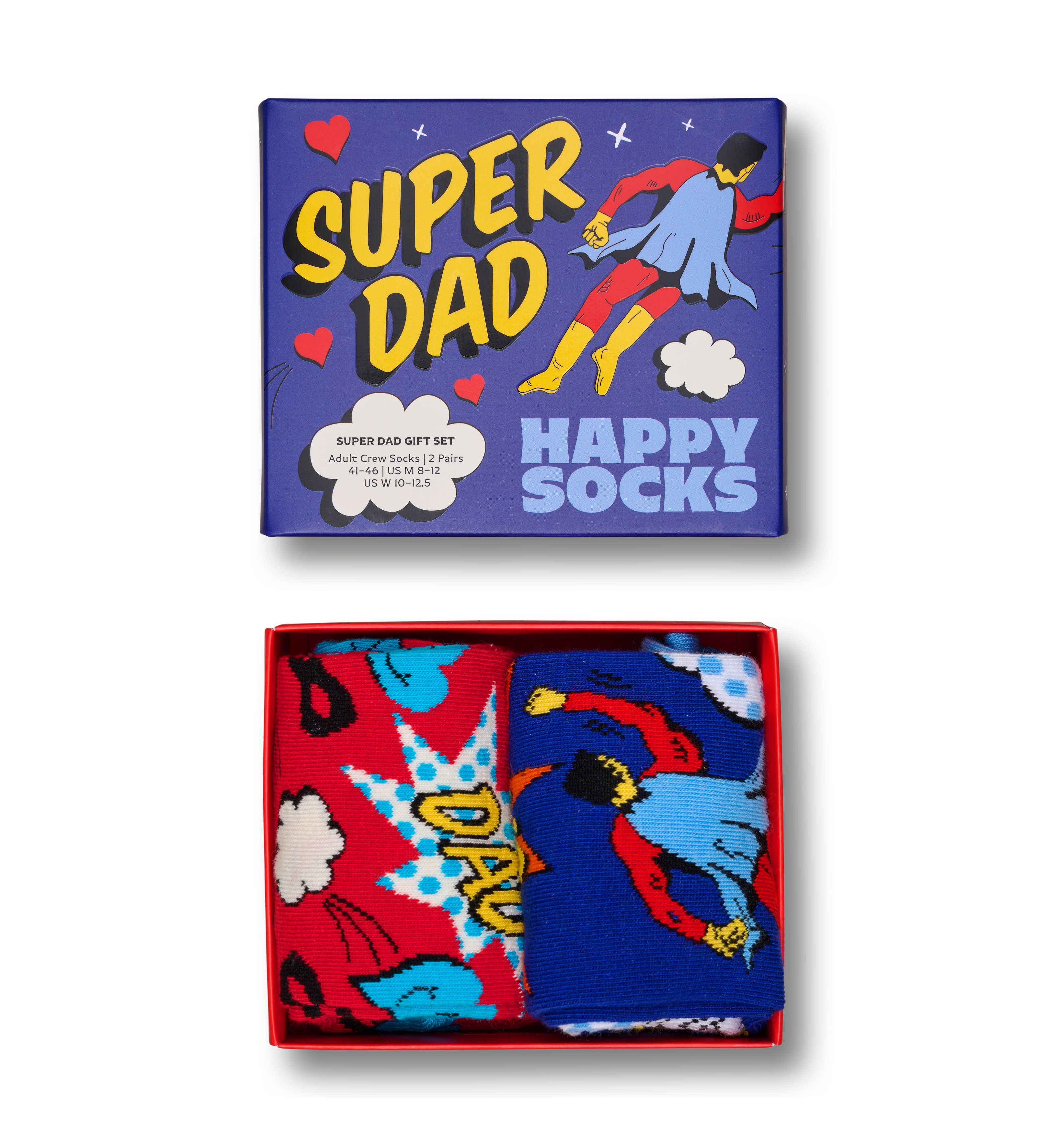 2-Pack Super Dad Socks Gift Set