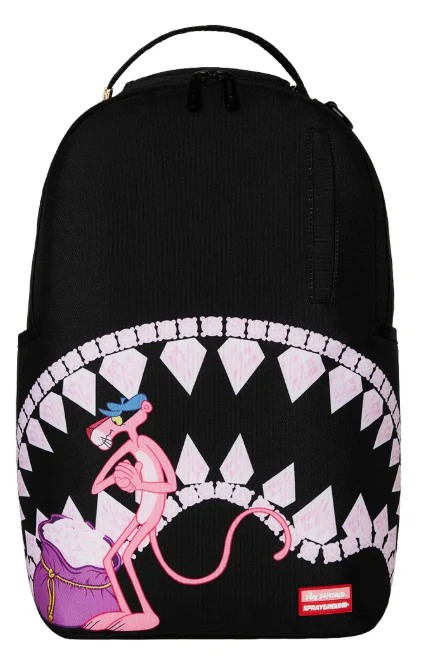 ZAINO SPRAYGROUND PINK PANTHER DIAMOND SHARK DLXR