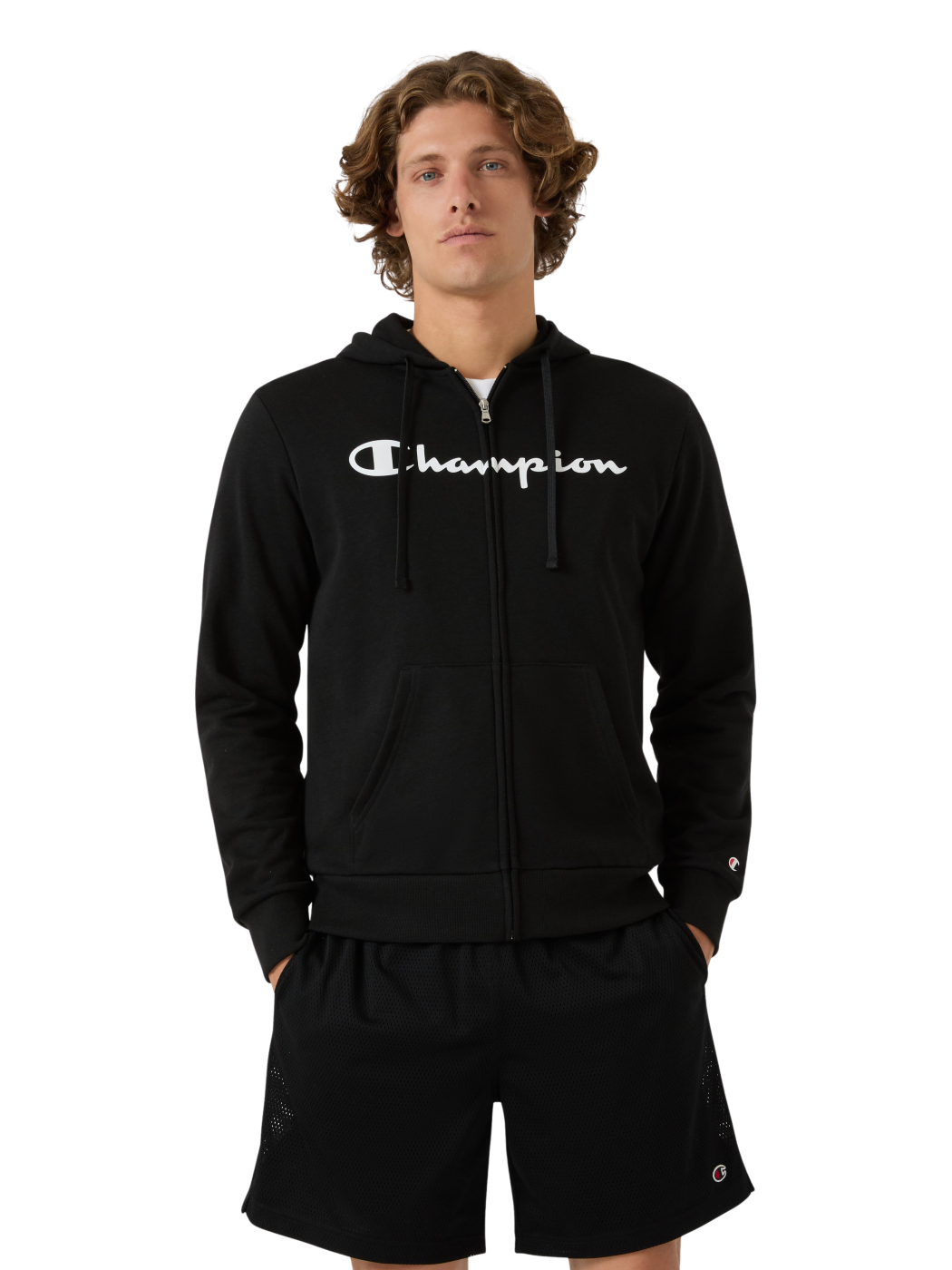 CHAMPION FULL ZIP HOODIE SWEATSHIRT