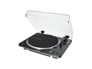 Audio-Technica AT-LP70XBT Giradischi con trasmissione a cinghia Nero, Argento Completamente automatico