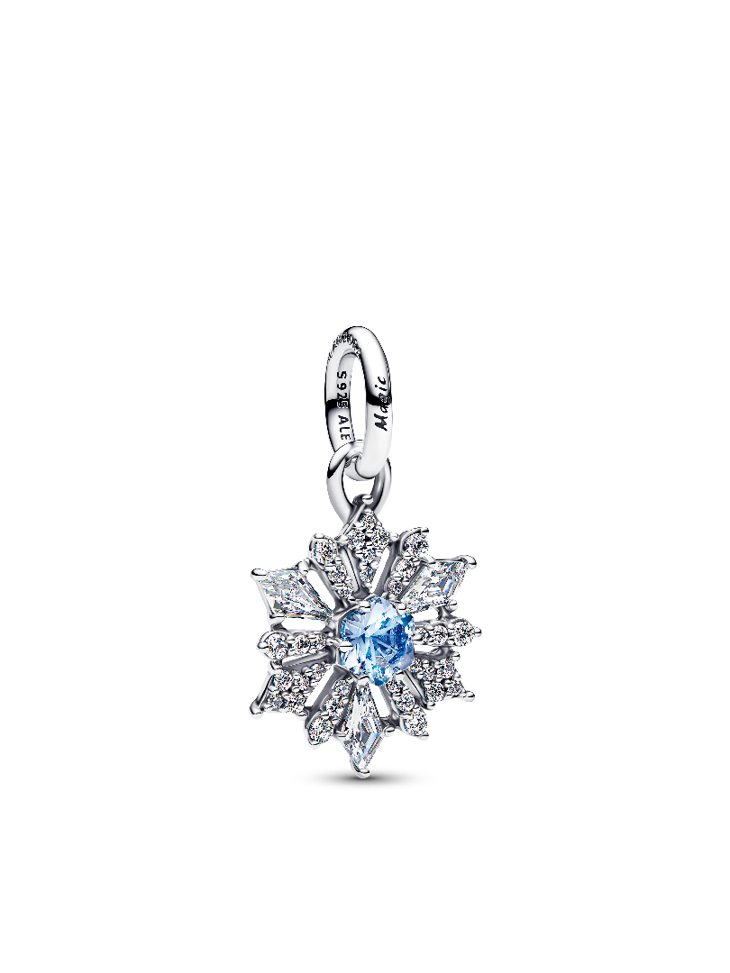 Disney Frozen Queen Elsa Snowflake Dangle Charm