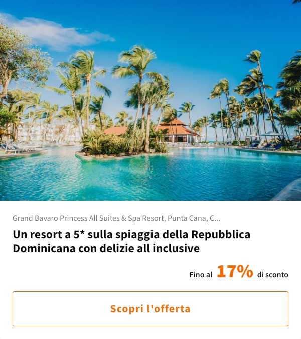 Un resort a 5* sulla spiaggia della Repubblica Dominicana con delizie all inclusive
