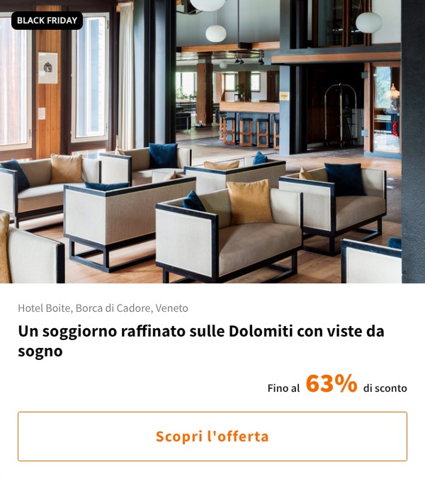 Un soggiorno raffinato sulle Dolomiti con viste da sogno