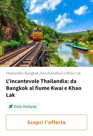 L&#x27;incantevole Thailandia: da Bangkok al fiume Kwai e Khao Lak