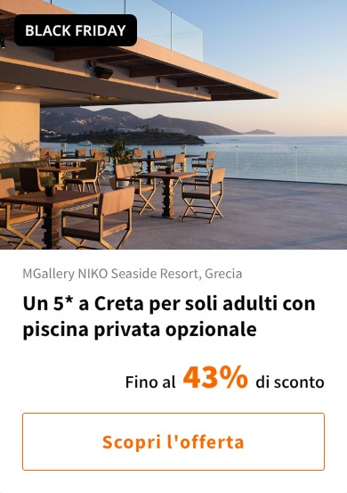 Un 5* a Creta per soli adulti con piscina privata opzionale