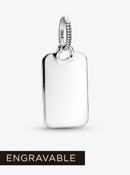 Engravable Rectangle Tag Pendant
