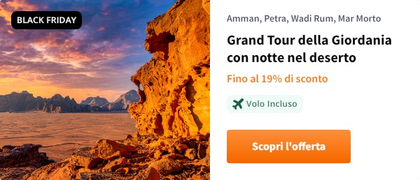 Grand Tour della Giordania con notte nel deserto