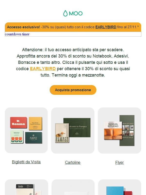 🚨 Cyber Sale: ultimi momenti di accesso anticipato 🚨