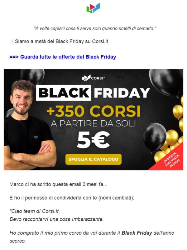 L’errore che fanno tutti al BlackFriday