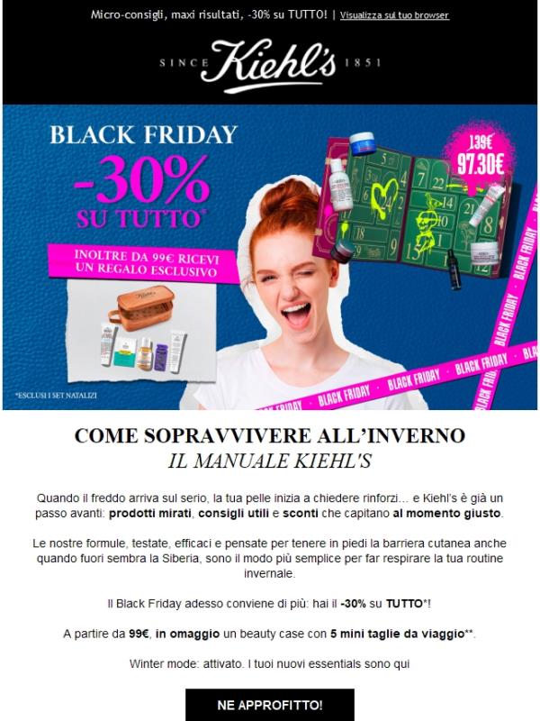 Il freddo ti tradisce… ma questi 3 tips Kiehl’s no