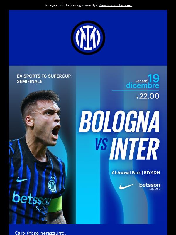 Vivi la semifinale di Supercoppa 🔵⚫