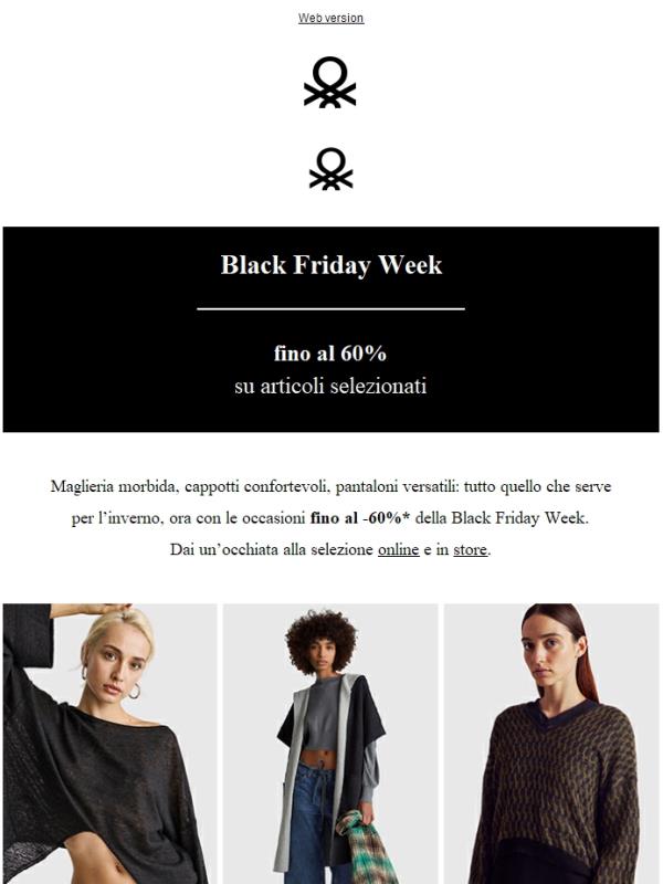 Fino al -60% sui tuoi nuovi look invernali