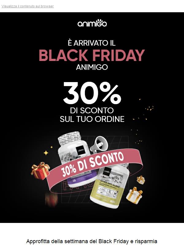 ⏰ Siamo A Metà Black Friday: Hai Usato Il Tuo -30%?