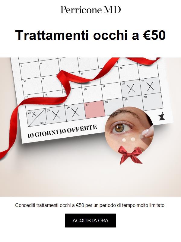 Solo per 24 ore: trattamenti occhi a €50