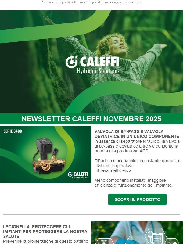 ✅ Serie 6400 e Linee Guida per la prevenzione della Legionella: efficienza e sicurezza negli impianti