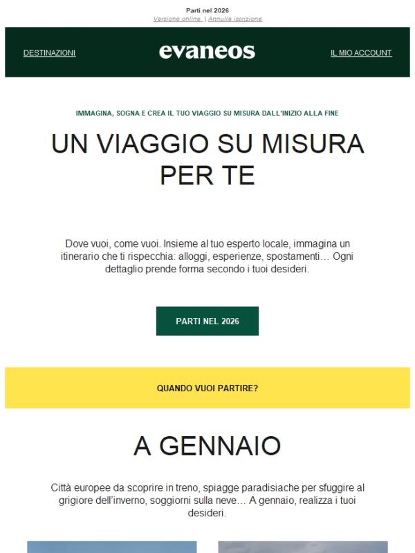 Che ne dici di partire all’inizio del 2026?