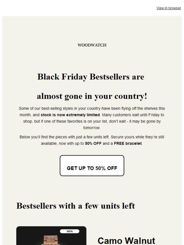 These Black Friday bestsellers are almost GONE! 😱