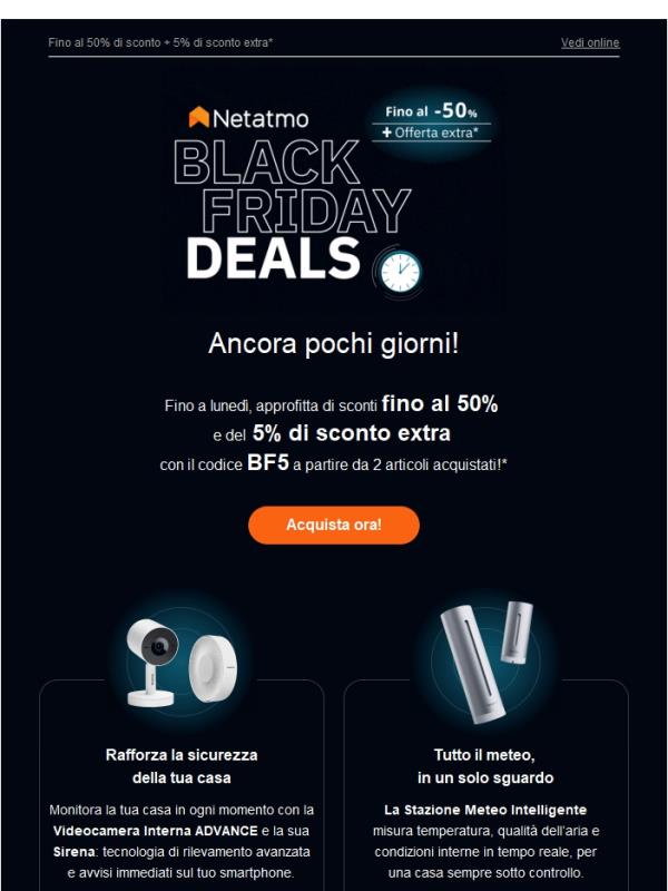 🎁 BLACK FRIDAY DEALS: offerta extra