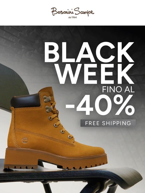 Fino al -40% e spedizione gratuita