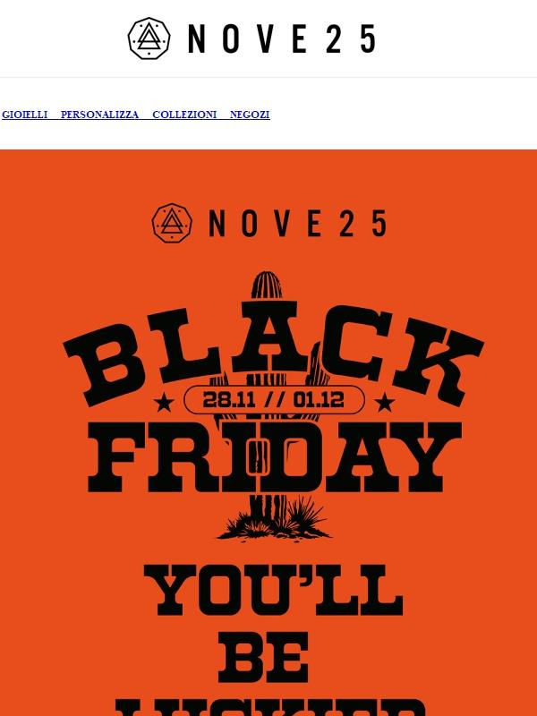 Black Friday 2025: 20% di sconto online e in store