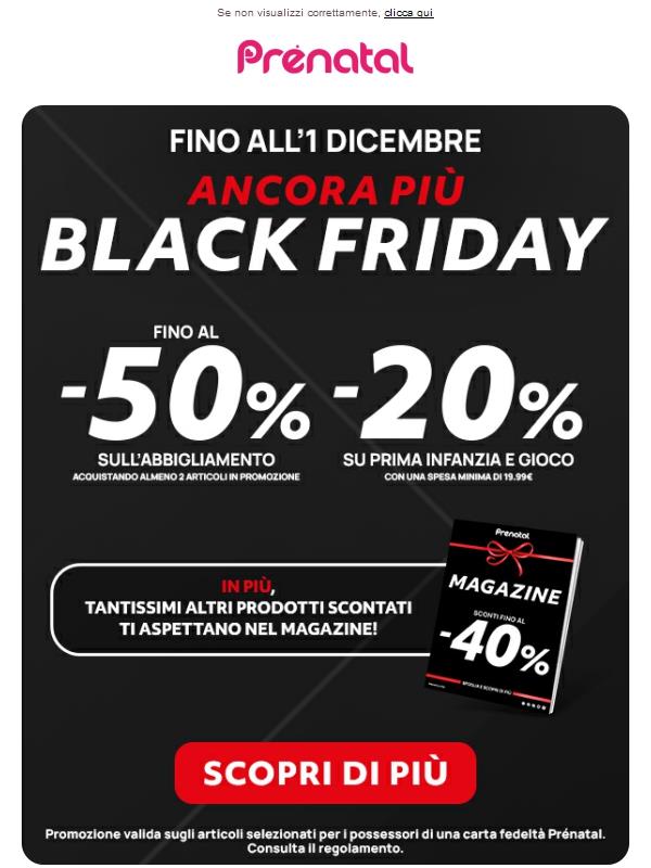 🔥 Ancora più Black Friday: nuovi prodotti aggiunti!